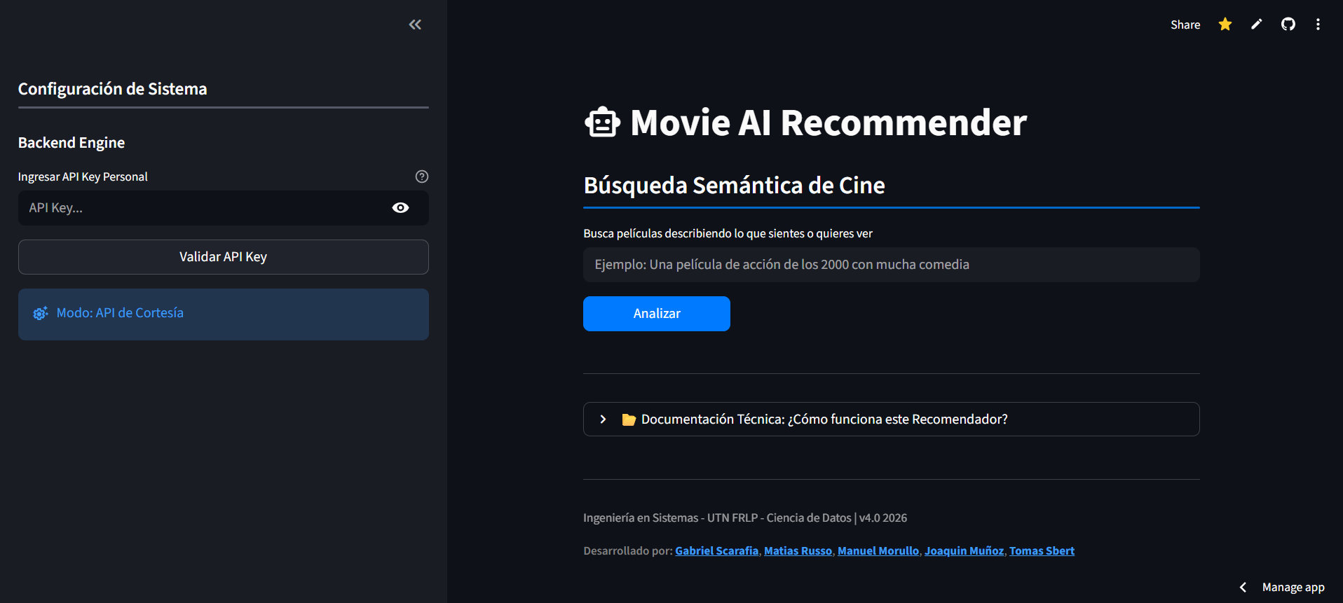Recomendador de películas AI