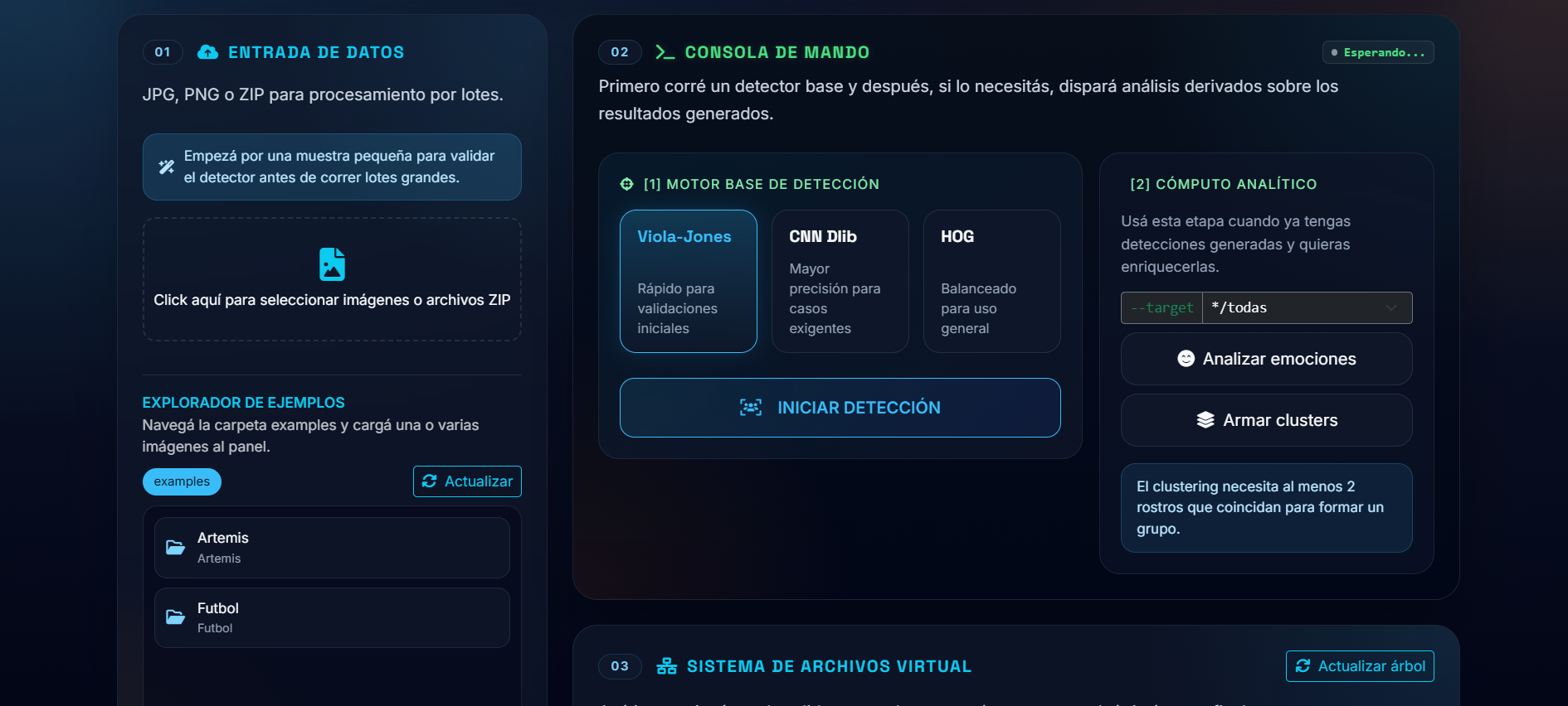 Consola de Control